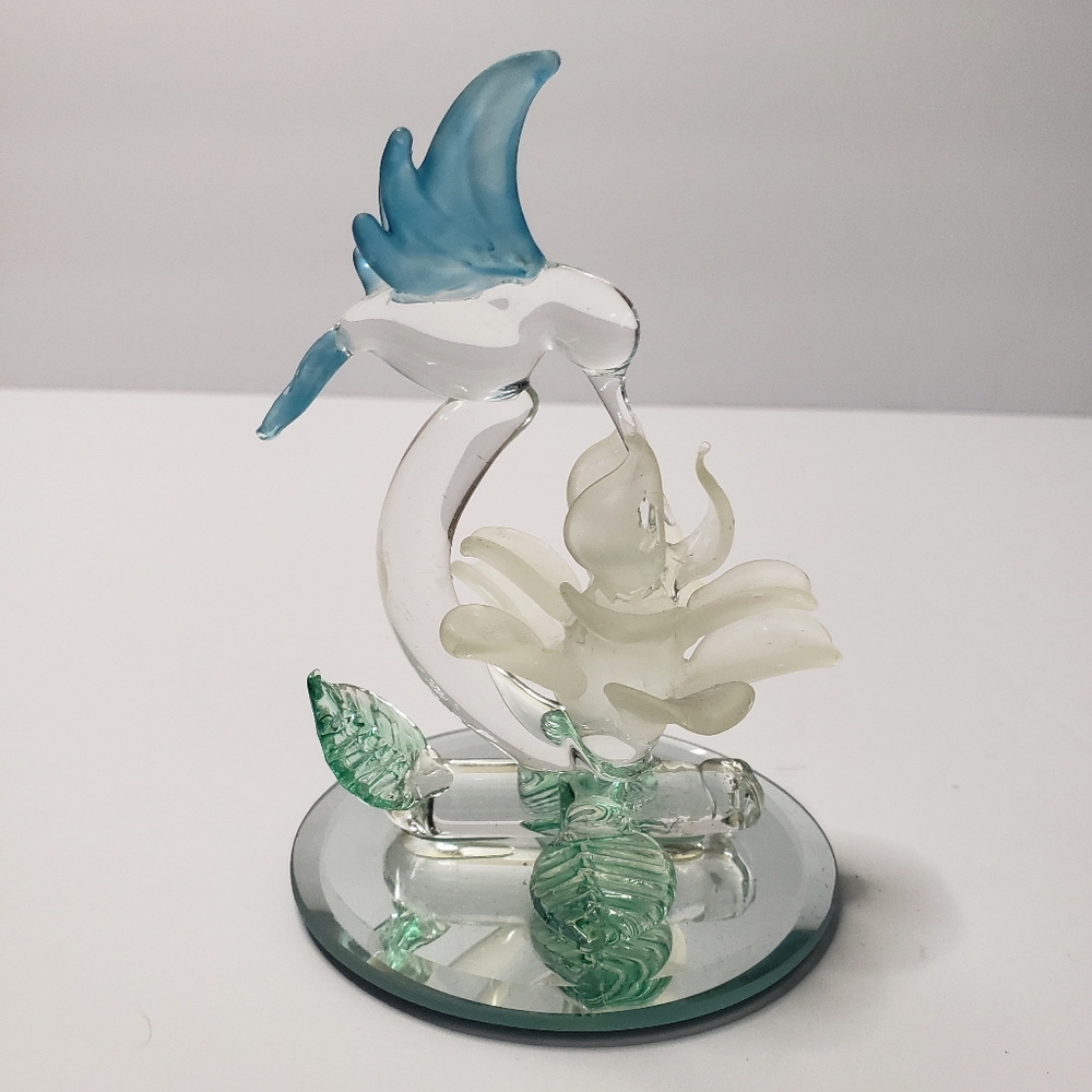 Glass Baron winged hummingbird glass figurine collection vintage. 111